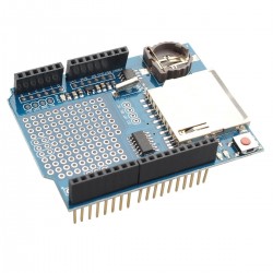 Arduino Data Logger Logging Shield with SD Card Slot and RTC