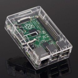 Raspberry Pi B+ and Raspberry Pi 2 Clear Case